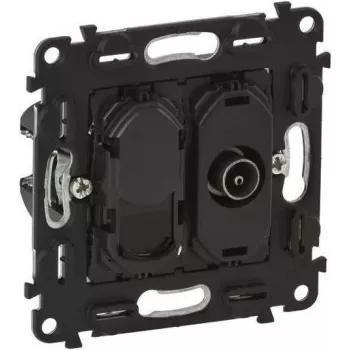 TV Legrand 753055 RJ45 Cat6 UTP sienas kontaktligzda — vienporta tīkla ligzda, neekranēta Cat6