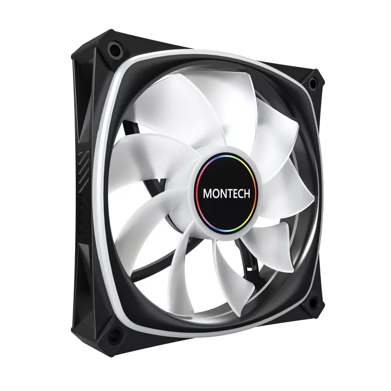 MONTECH RX120 PRO Black 120mm ARGB 3 komplekts