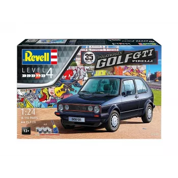 Auto modelis Revell 35 Years VW Golf 1 GTI Pirelli