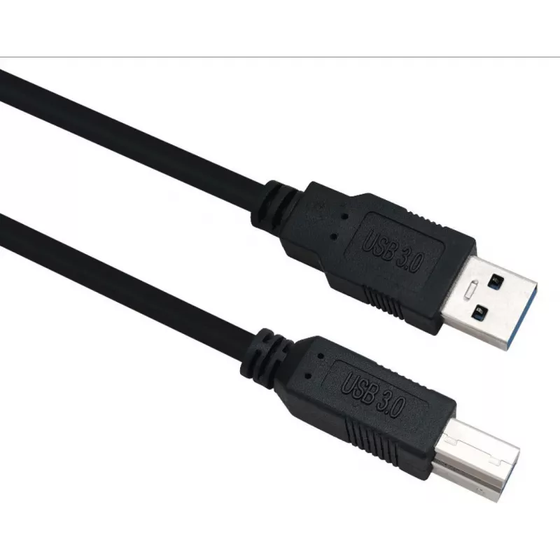 USB 3.0 A–B kabelis helos 288330 — 3,0 m, melns