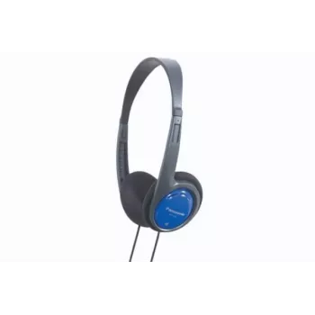Panasonic RP-HT010E-A melnas/zilas austiņas 1,2 m kabelis īpaši vieglas