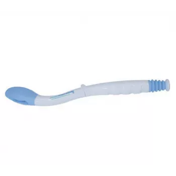 Pārnēsājama intīmās higiēnas ierīce SUNDO 60336 Easywipe — 410 mm, balta, salokāms personīgās tīrīšanas instruments