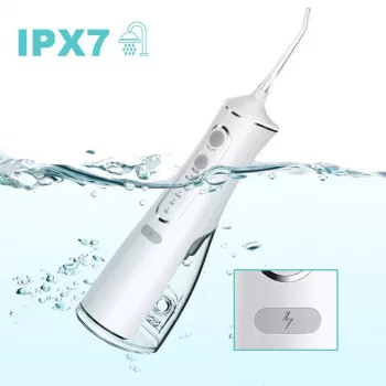 Ūdens zobu diegs Extralink L8 melns 2000mAh IPX7 mutes skalotājs