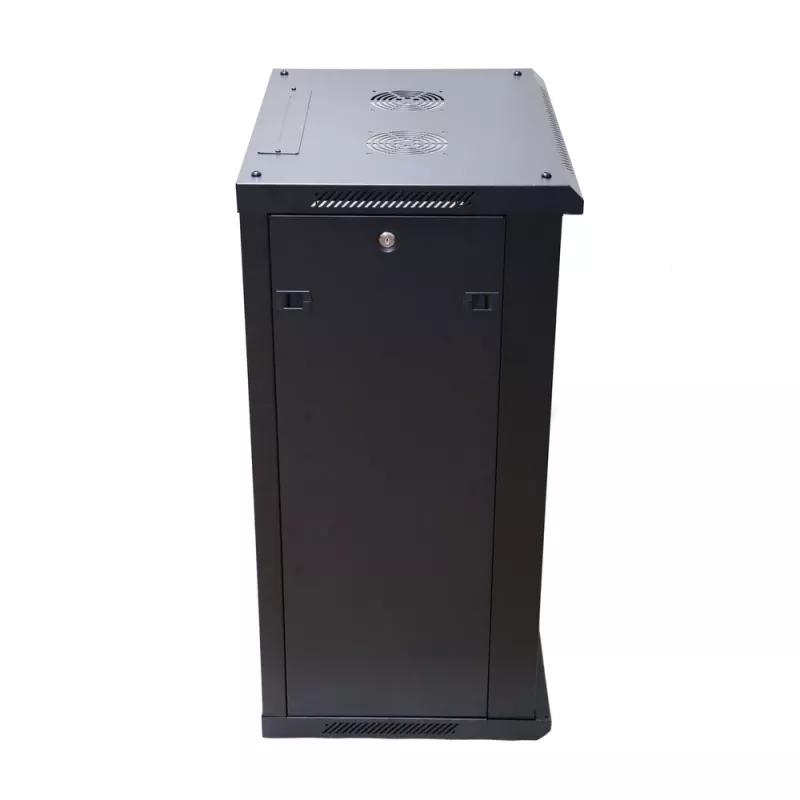 Wall mounted rack Extralink Extralink Rackmount cabinet 15U 600x600 Melns