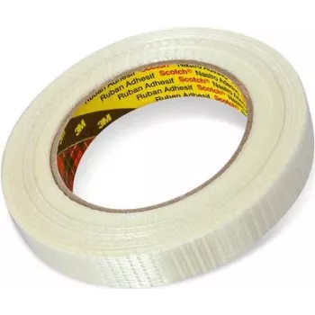 Stiklplasta lente 3M 8959, caurspīdīga, 50 m garumā, 19 mm platumā