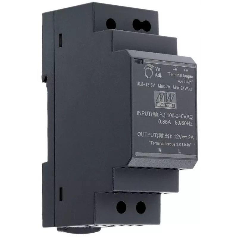 Sprieguma transformators MEAN WELL HDR-30-12 12V 30W