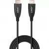 Lindy 20 m optiskās šķiedras hibrīda HDMI 8K60 kabelis