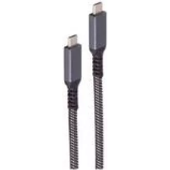 shiverpeaks BS14-75004 USB kabelis 1 m USB 3.2 Gen 2 (3.1 Gen 2) USB C melns - balts (BS14-75004)