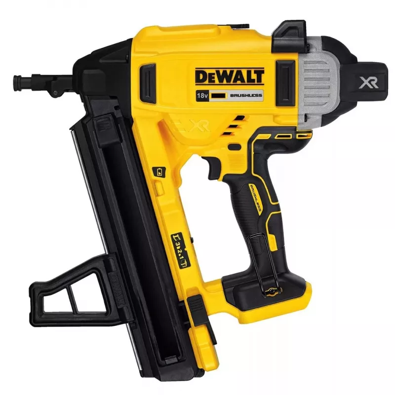Naglu pistole DeWALT DCN890N-XJ, bezvada leņķa magazīna, 30 naglu ietilpība, naglas 13–57 mm, Ø 2,6–3,7 mm, melna