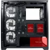 LC-Power korpuss MidiTower 715B melns USB3.2/Audio bez barošanas bloka SEAMLESS_X (LC-715B-ON)
