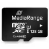 MediaRange MR945 - Zibatmiņas karte (microSDXC ar SD adapteri) - 128GB - UHS-I / Class10 - microSDXC - Melna (MR945)