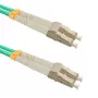 Optiskais savienotājkabelis LC/UPC - LC/UPC | Daudzmodu | 50/125 | OM4 | Duplekss | 2m
