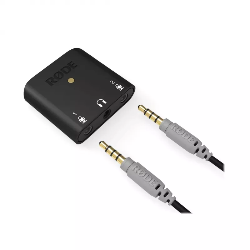 RØDE AI-Micro audio interfeiss Divu kanālu 24 bitu 48 kHz Melns