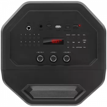 Skaļrunis SVEN PS-650, melns (50W, TWS, Bluetooth, FM, USB, microSD, LED displejs, 4000mA*h)