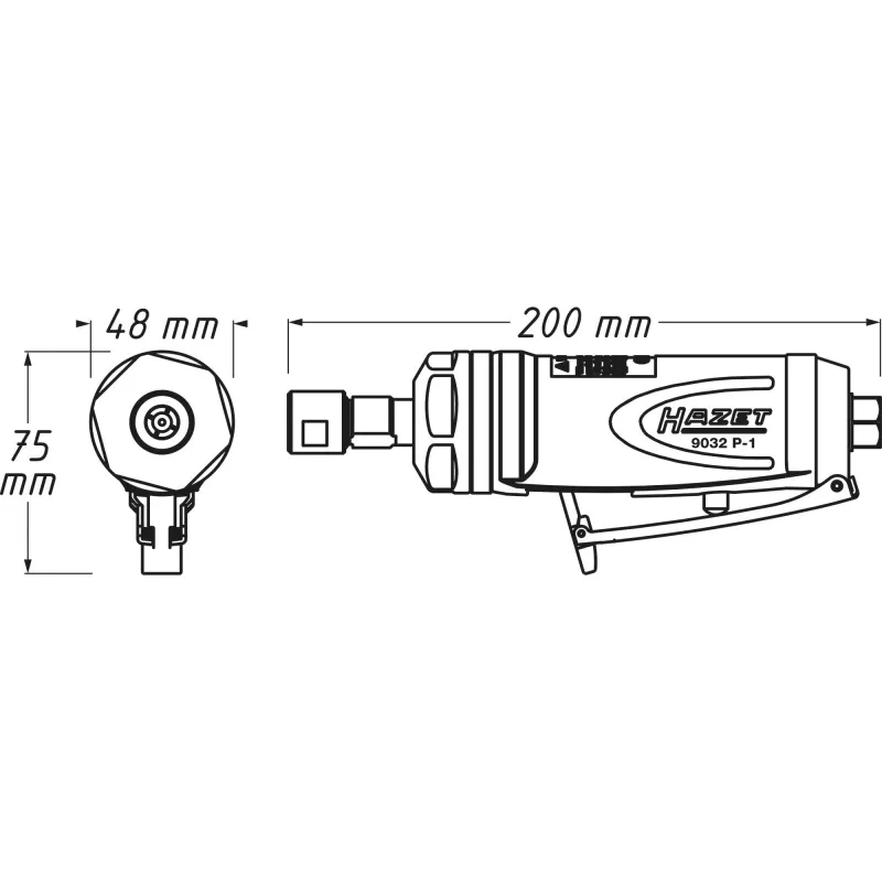 Trieciena atslēga HAZET 9032P-1