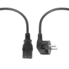 Strāvas kabelis 1,8 m IEC C13 VDE