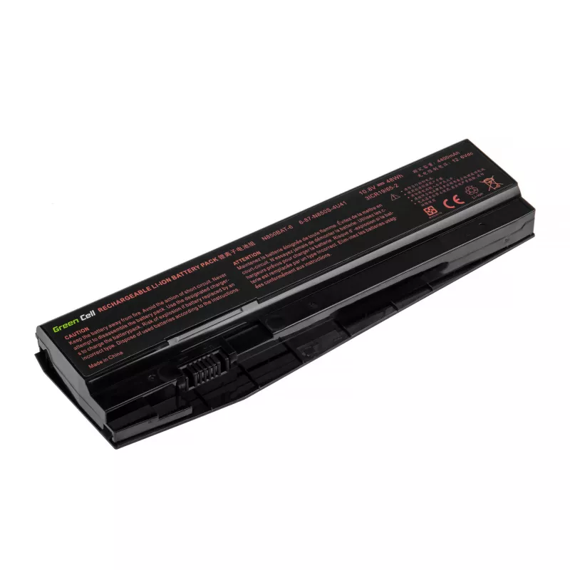 Baterija zaļa Cell CL02 Clevo N850 N855 N857 N870 N871 N875