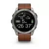 Garmin Fenix 8 3,56 cm (1,4 inch) AMOLED 51 mm Digitāli 454 x 454 pikseļi Skārienekrāns Titāns Wi-Fi GPS (satelīts)
