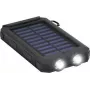 Wentronic goobay Outdoor PowerBank 8,0 - saules enerģijas ārējais akumulators - Li-Pol - 8000 mAh - 29,6 Wh - 2 A - 2 izejas pieslēgvietas (2 x USB) - kabelis: Micro-USB - melns (49216)