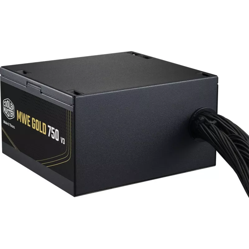 Barošanas bloks Cooler Master MWE GOLD 750v3 ATX 3.1 750W 80 PLUS Gold nemodulārs, 6x SATA, 4x 6+2 PCIe, 2x 4+4 EPS