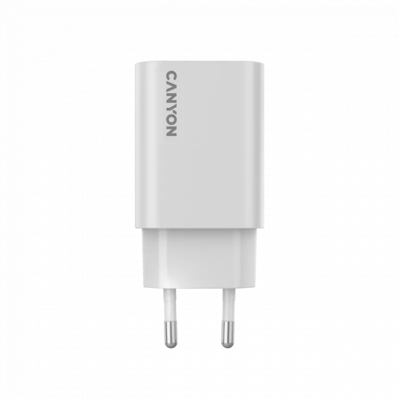 CANYON lādētājs OnCharge 30CL Max Power 30W 1xPD EU Balts