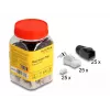DeLOCK 66903 vadu savienotājs RJ-45, melns, metālisks, vīrišķais, 25 gab.