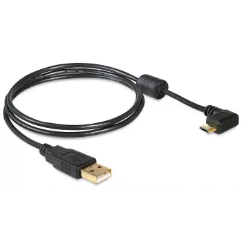 USB kabelis DeLOCK 83147 USB 2.0 1 m USB A Micro-USB B Melns