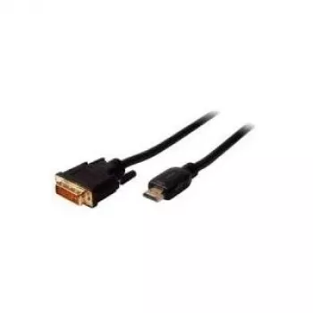 shiverpeaks HDMI/DVI-D 10 m — HDMI — DVI-D — vīrišķais — vīrišķais — zelts — melns (BS77488)