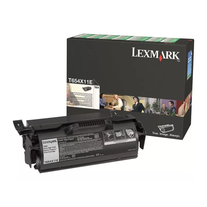 Toneris Lexmark T654X11E 30000 lapas melns