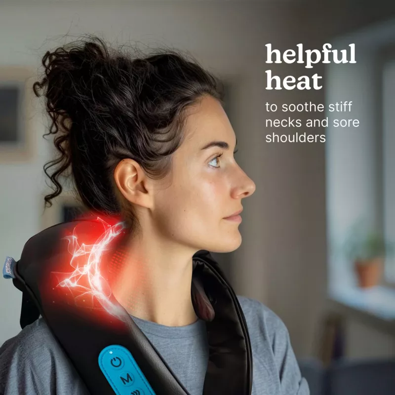 Kakla masieris HoMedics NMS-275H portatīvs ar siltumu kaklam un pleciem
