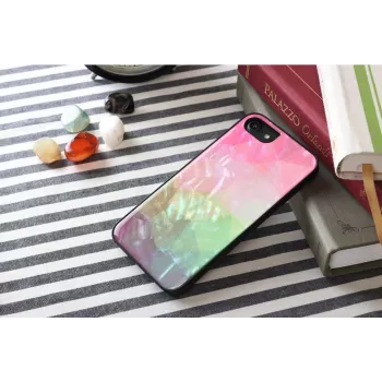 Aizsargtelefona maciņš iKins Apple iPhone 8/7 ar ūdens ziedu dizainu, melns
