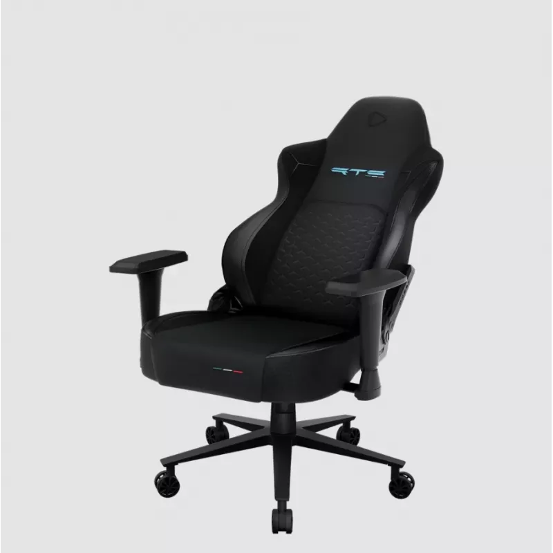 ONEX RTC ErgoGlide Alcantara spēļu krēsls, melns