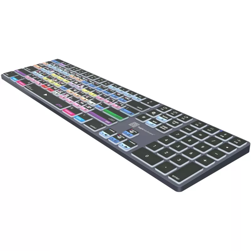 Logickeyboard Avid Media Composer - Pro Titan UK Mac - Tastatūra - QWERTY
