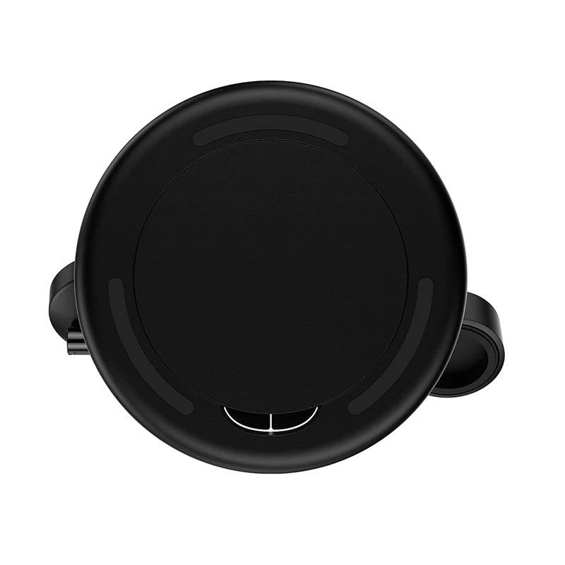 Baseus Swan 3-in-1 bezvadu magnētiskās uzlādes kronšteins 20 W melns (universālā versija; komplektā: USB–Type-C 3 A 1 m)