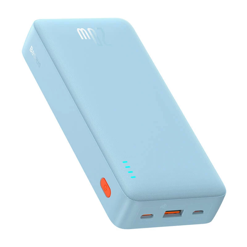 Baseus Airpow litija polimēra (LiPo) 20000 mAh zils
