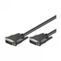 Wentronic Goobay DVI-D FullHD kabelis Dual Link, melns, 5 m - DVI-D spraudnis Dual-Link (24+1 kontakts) > DVI-D spraudnis Dual-Link (24+1 kontakts) (68084)