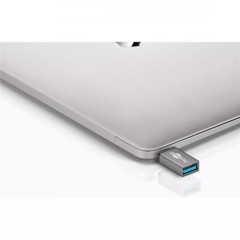 Wentronic Goobay USB-C™ Adapteris - USB 3.0 A-Ligzda, Pelēks - savienojumam starp USB-C™ un USB-A ierīcēm (56621)