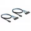 DeLOCK pārveidotājs M.2 2280 Key B+M vīrišķais uz 8 x SATA