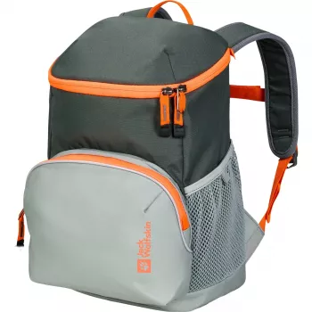 Jack Wolfskin Erlebnis Pack mugursoma - zaļa/oranža, 11 L