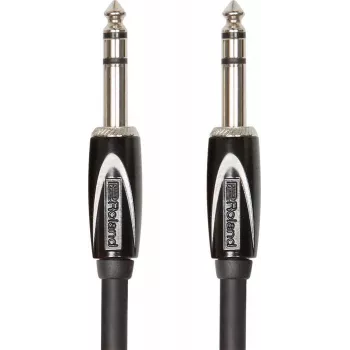Audio kabelis 6,35 mm TRS Roland RCC-10-TRTR 3 m Melns