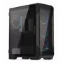 Datora korpuss KRUX HEKO KRXD001 ATX Mid Tower, rūdīts stikls, RGB, atbalsta ATX, GPU līdz 34 cm, CPU dzesētājs 165 mm
