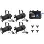 LED dimmer pack EUROLITE 20000696 dim2warm EDX-4 DMX RDM PAR-30 spotu vadībai