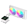 Gamemax CPU šķidruma dzesētājs | GLACIER 240 LCD WH | Intel, AMD