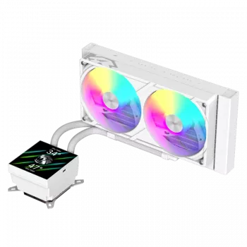 Gamemax CPU šķidruma dzesētājs | GLACIER 240 LCD WH | Intel, AMD