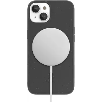 Cover Woodcessories eco670 mobilā tālruņa maciņš melns iPhone 14