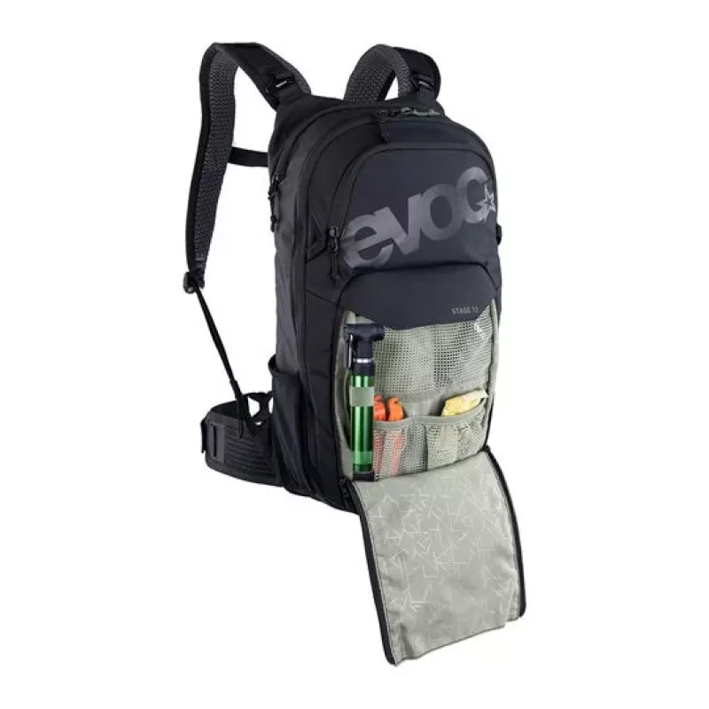 Velosporta mugursoma EVOC Stage Melns Nylon 12L 2L hidratācija