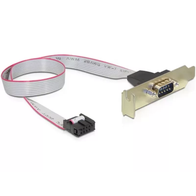 Seriālais kabelis DeLOCK 89300 0,4 m DB9 pelēks