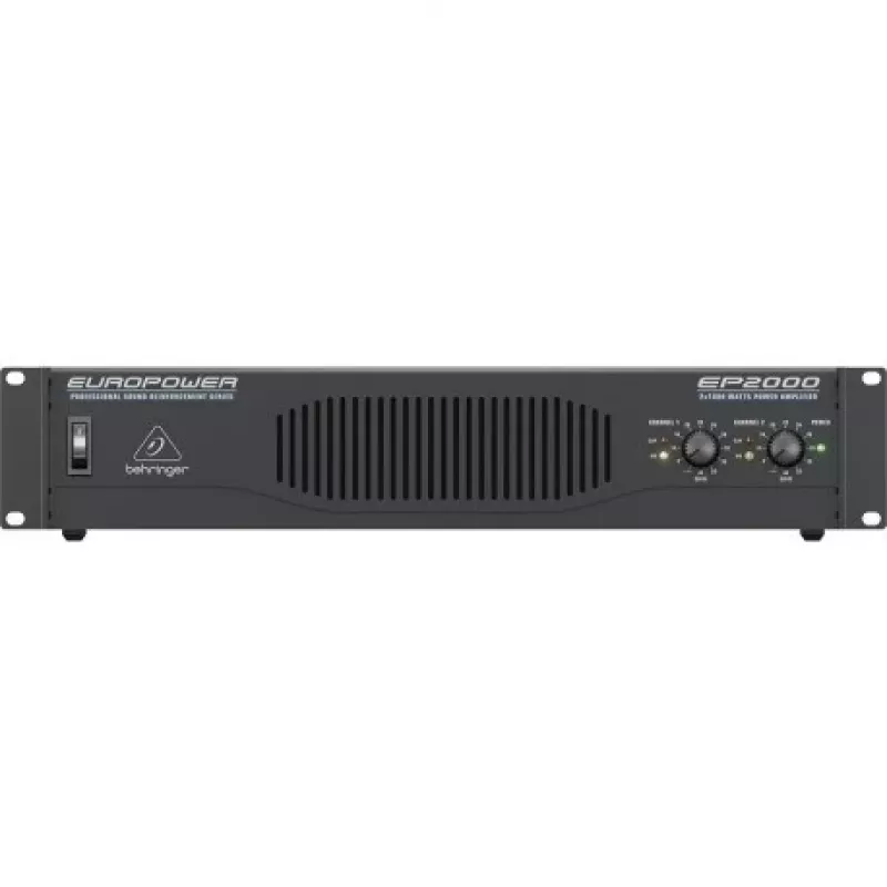 Behringer EP2000 audio pastiprinātājs Performance/stage Melns