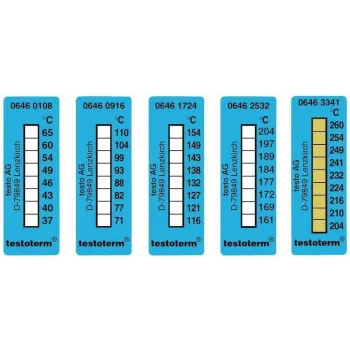 TESTO temperatūras mērīšanas sloksnes 50 x 18 mm (0646 0108)