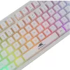Mehāniskā tastatūra Baracuda Krill balta KRILL-W — kompakts izkārtojums, USB savienojums